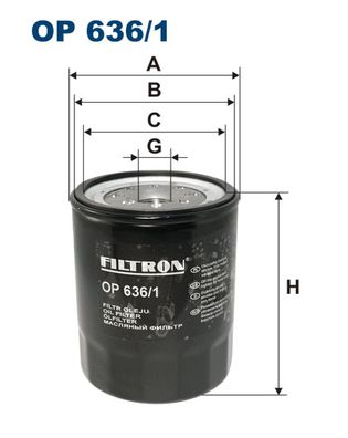 Olejový filter FILTRON OP 636/1