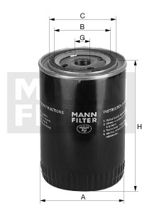 Olejový filter MANN-FILTER W921/80