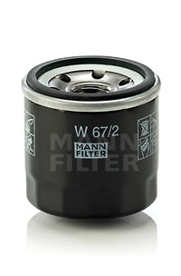 Olejový filter MANN-FILTER W67/2