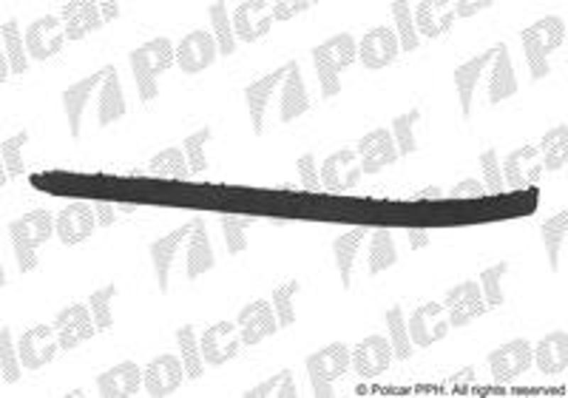 Spojler predného nárazníka pravý Opel zafira B POLCAR 556125-2