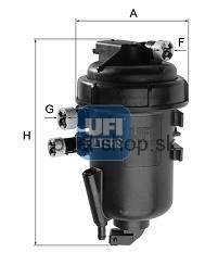 Obal palivového filra 2,0 CDTi Captiva Antara UFI 55.163.00