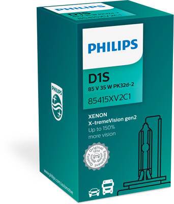 PHILIPS D1S X-treme Vision gen2 +150% 85415XV2C1