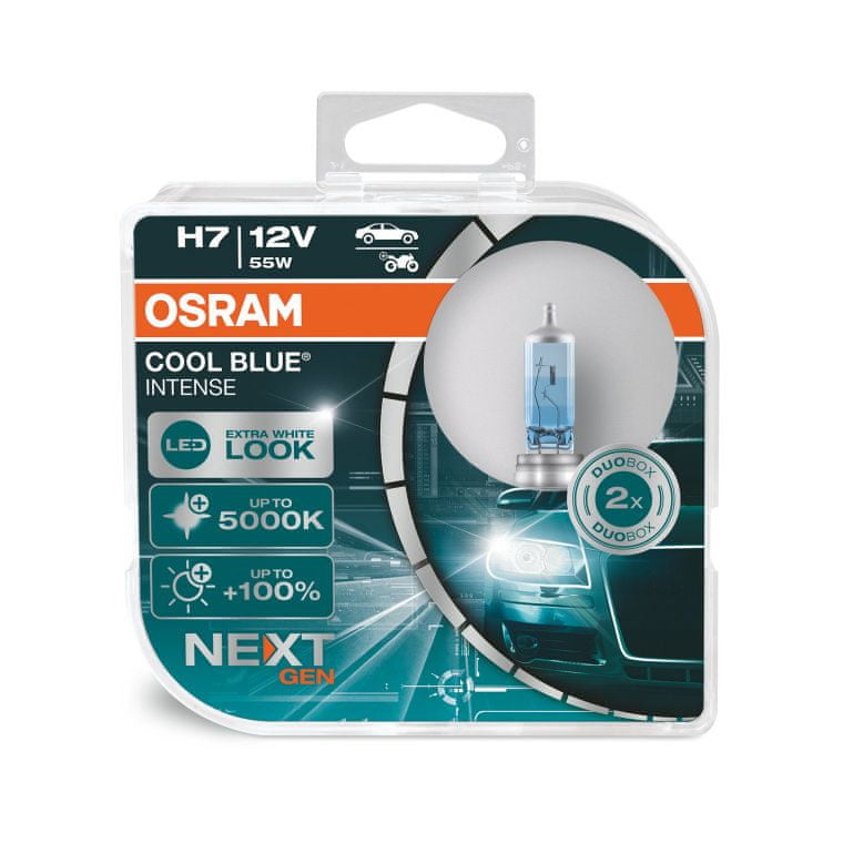 OSRAM H7 Cool Blue Intense NextGen +100% - 2KS