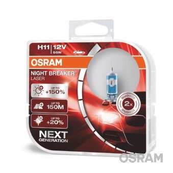 OSRAM H11 NIGHT BREAKER LASER 64211NL-HCB +150% 2KS/BALENIE
