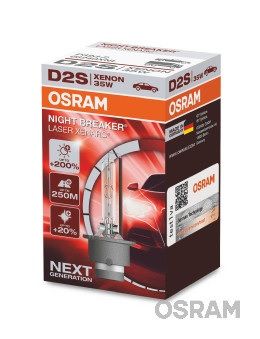 OSRAM D2S XENARC NIGHT BREAKER LASER 66240XNL +200%
