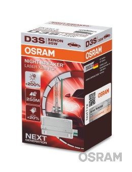 OSRAM D3S XENARC NIGHT BREAKER LASER 66340XNL +200%