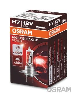OSRAM H7 NIGHT BREAKER SILVER 64210NBS 12V 55W +100%