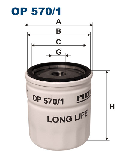 Olejový filter FILTRON OP 570/1