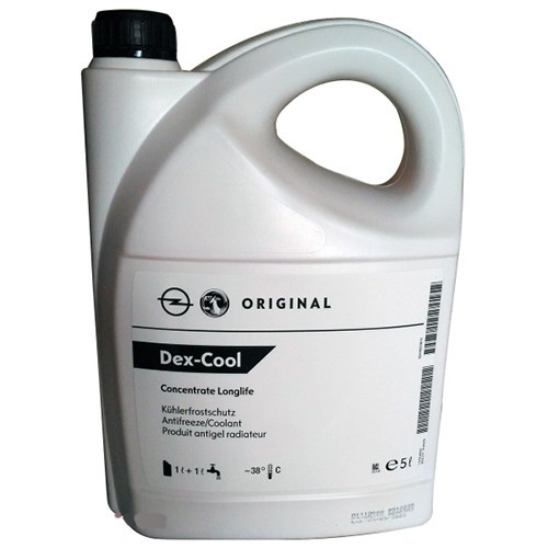 Chladiaca kvapalina Opel GM DEX-COOL Longlife antifreeze 5L 93165162