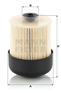 Palivový filter MANN-FILTER PU9009ZKIT